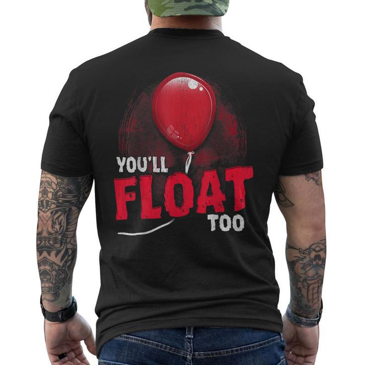 You'll Float Too Halloween Horror Halloween Men's T-shirt Back Print