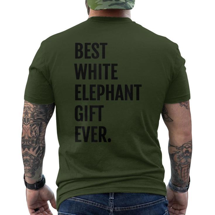 Best White Elephant Ever Under 20 Christmas Men's T-shirt Back Print