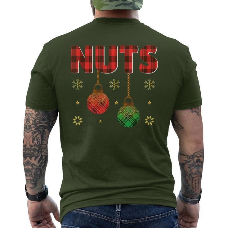 Chest Nuts Christmas Matching Adult Couple Chestnuts Men's T-shirt Back Print