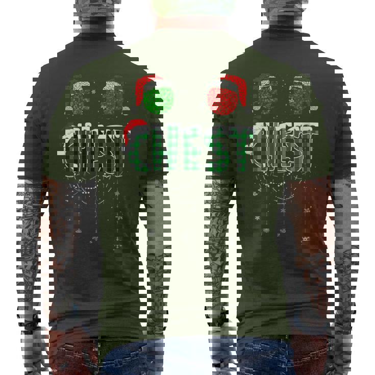 Chest Nuts Xmas Couple Christmas Couple Matching Men's T-shirt Back Print
