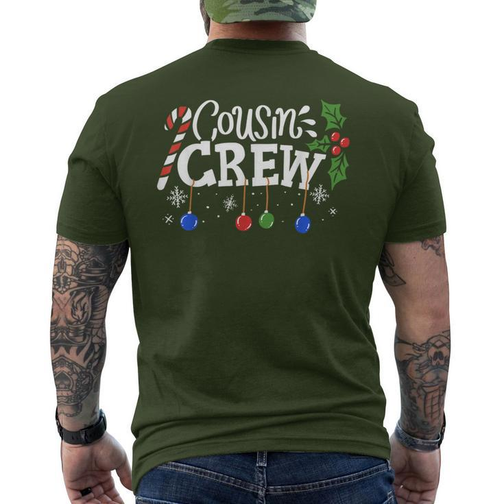Christmas Cousin Crew Family Feast Party Bauble Present Men's T-shirt Back Print