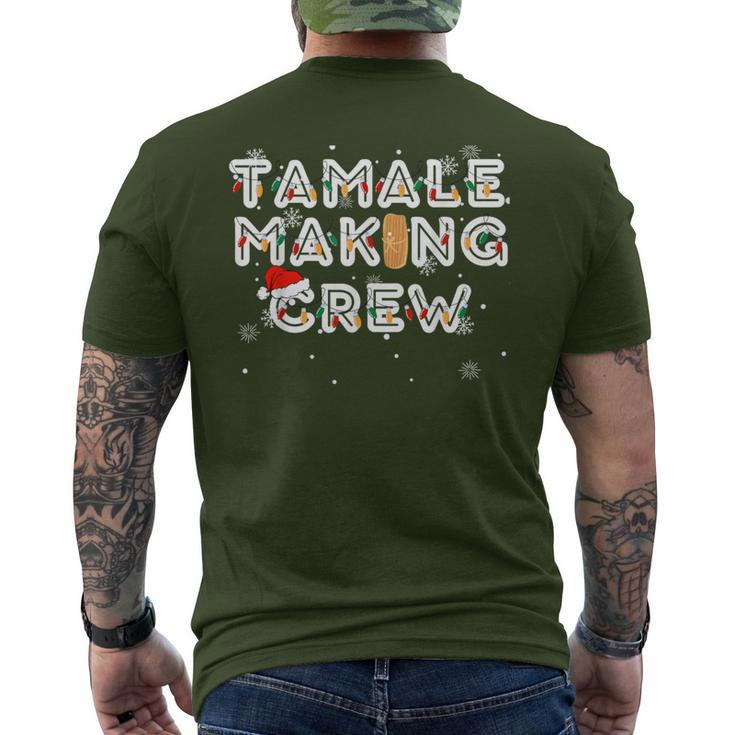 Christmas Tamale Making Crew Men's T-shirt Back Print