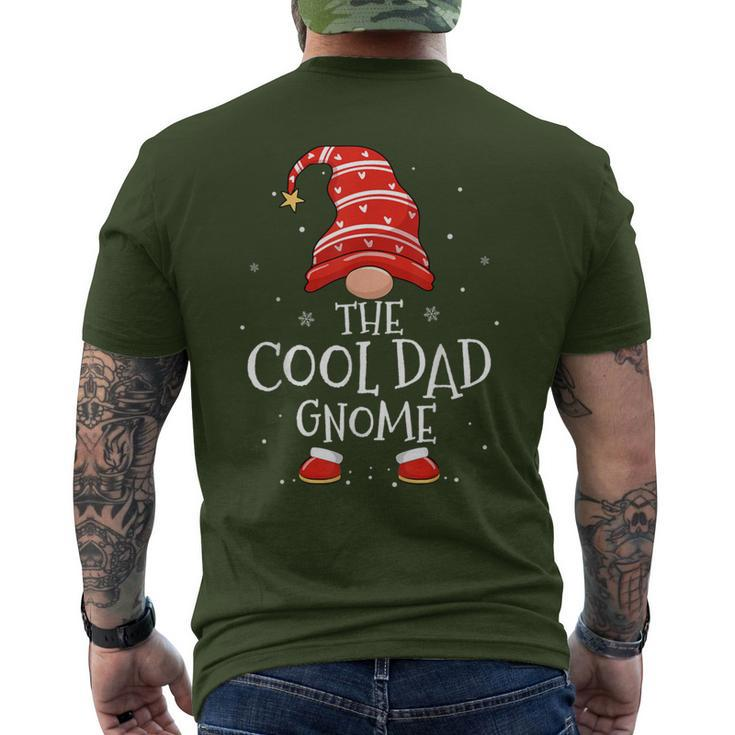 Cool Dad Gnome Xmas Family Matching Plaid Christmas Gnomes Men's T-shirt Back Print