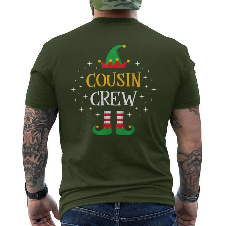 Cousin Crew T Cute Xmas Elf Party Pajama Pj Matching Men's T-shirt Back Print