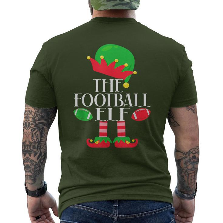 The Football Elf Christmas Party Pajama Costume Men's T-shirt Back Print