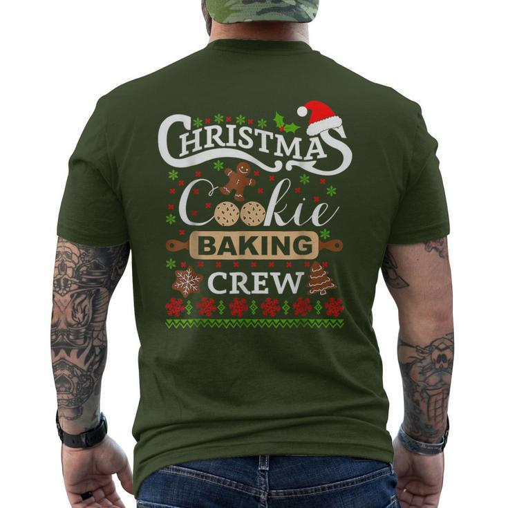 Cookie Exchange Team Xmas Christmas Baking Crew Men's T-shirt Back Print