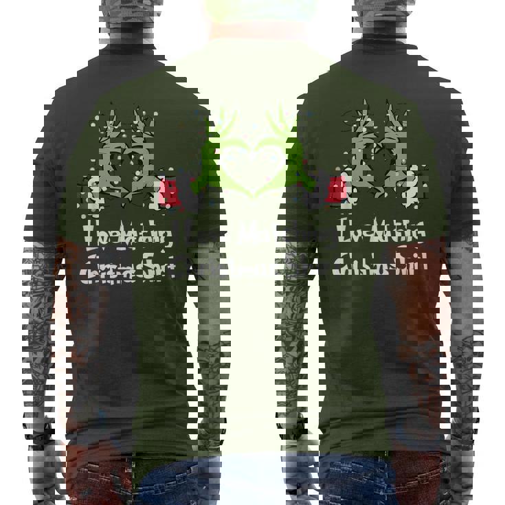Couple Christmas I Love Matching Christmas Xmas Men's T-shirt Back Print