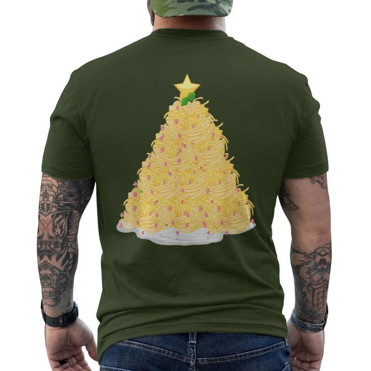 Noodle Christmas Tree Ramen Lover's Xmas Pajama Men's T-shirt Back Print