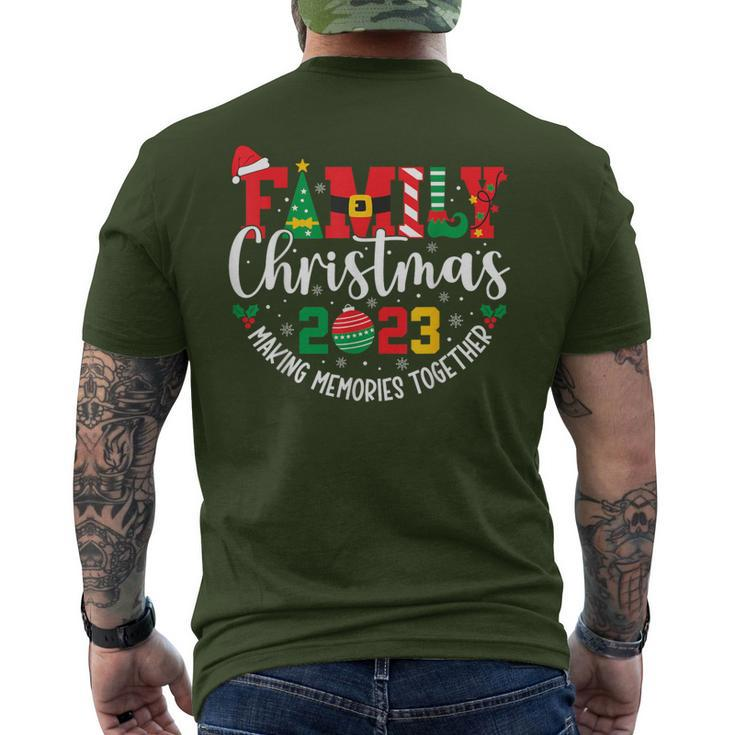 Xmas Matching Family Christmas 2023 Squad For Family Men's T-shirt Back Print