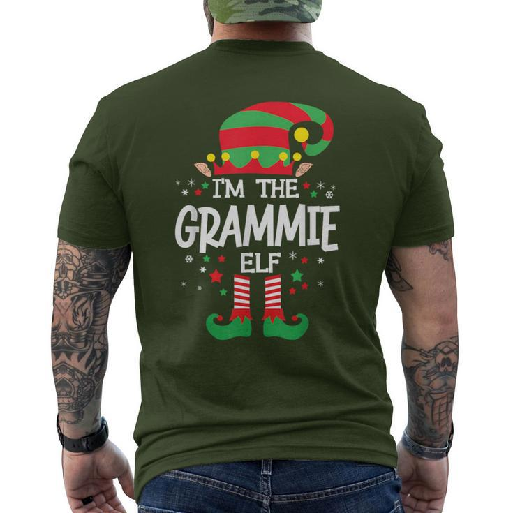 I'm The Grammie Elf Family Group Matching Christmas Pajama Men's T-shirt Back Print