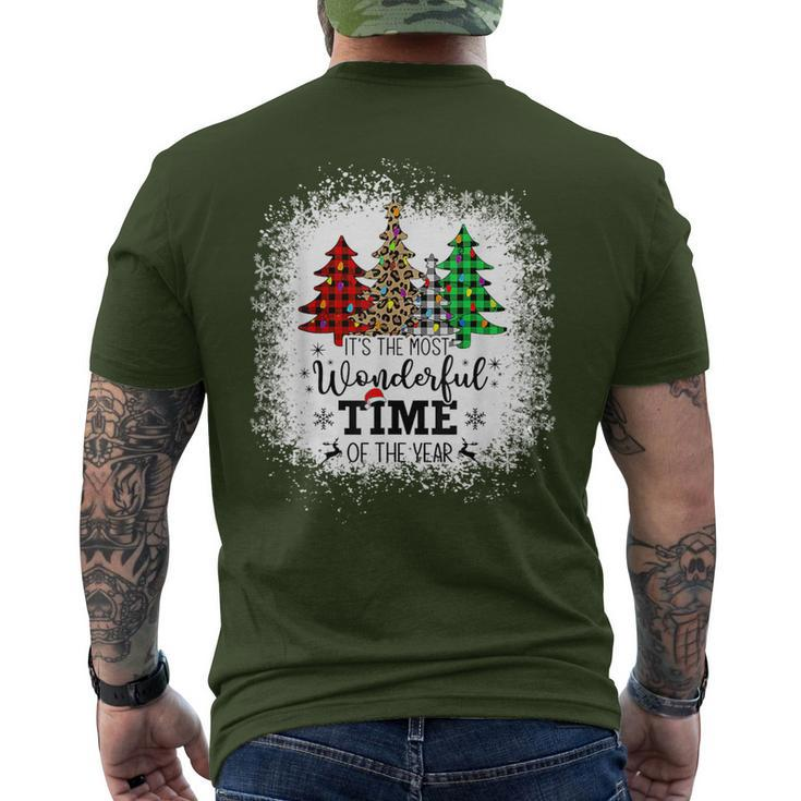 It's The Most Wonderful Time Of The Year Christmas Trees Men's T-shirt Back Print