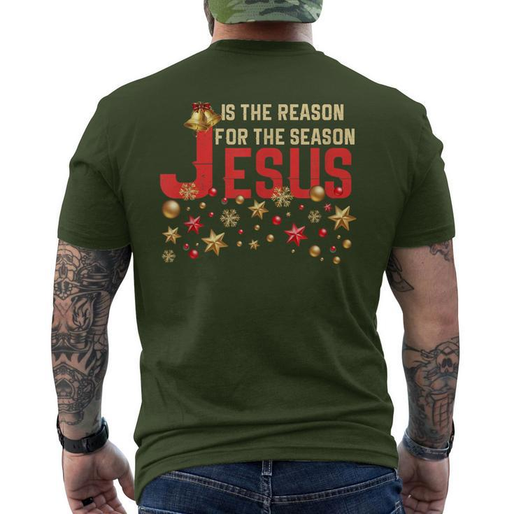 Jesus Is The Reason For The Season Christmas T Men's T-shirt Back Print