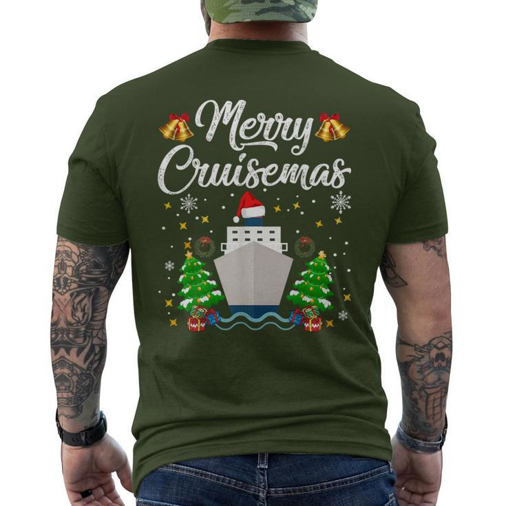Merry Cruisemas Family Christmas 2019 On Cruise Men's T-shirt Back Print