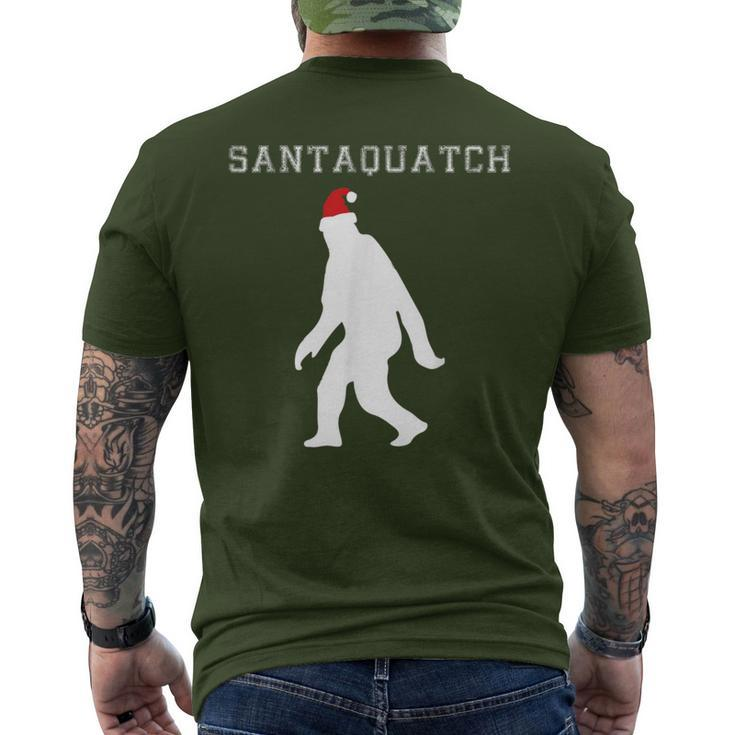 Santaquatch Santa Apparel Christmas And Costume Men's T-shirt Back Print