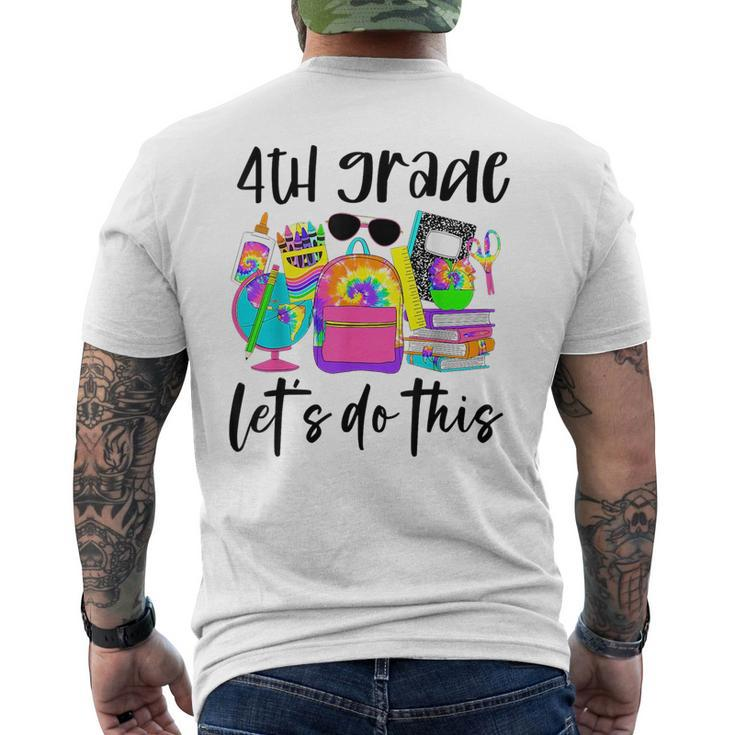 4Th Grade Lets Funny Do This Motivational Te Day  Mens Back Print T-shirt