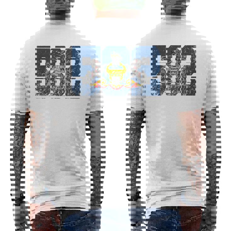 582 Area Code Flag Of Pennsylvania State Vintage Men's T
