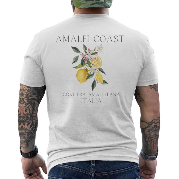 Amalfi Coast Lemons Amalfi Italy  Mens Back Print T-shirt