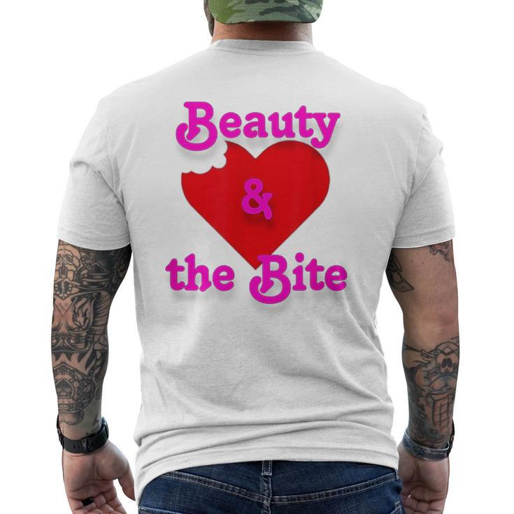Beauty And The Bite Mens Back Print T-shirt