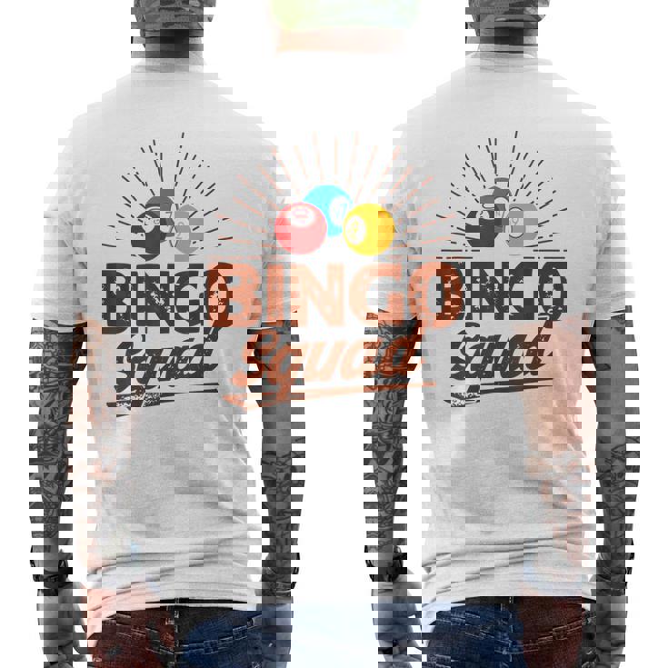 Bingo Player Bingo Squad Men's Back Print T-shirt