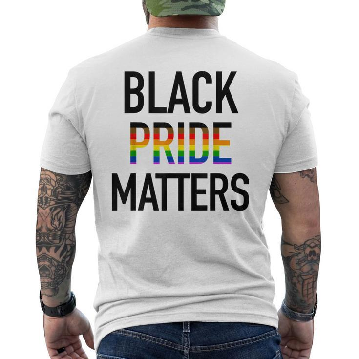 Black Pride Matters Black Gay Pride Lgbtq Equality  Mens Back Print T-shirt