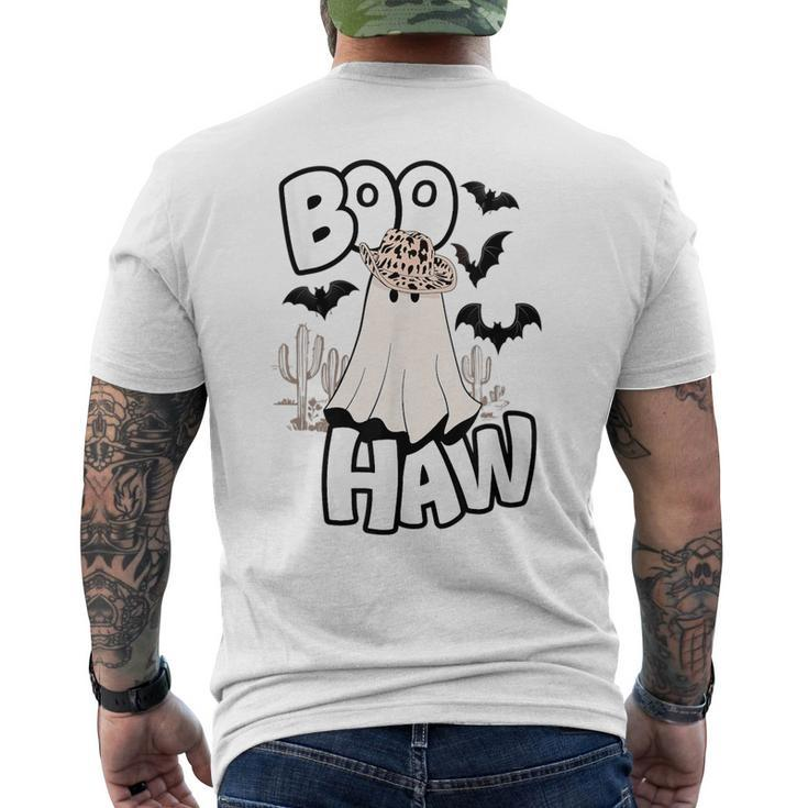 Boo Haw Retro Vintage Cowboy Ghost  Ghost Funny Gifts Mens Back Print T-shirt