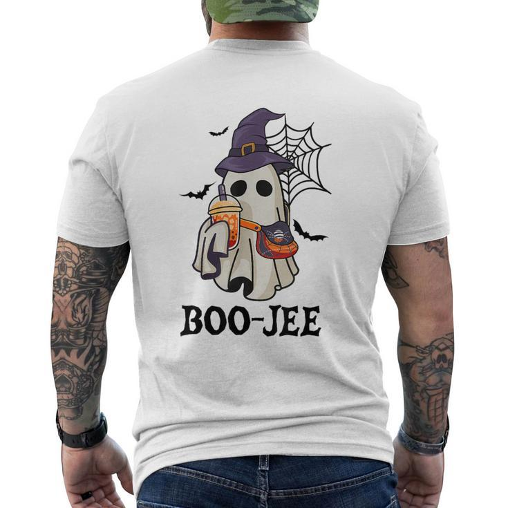 Boo-Jee Halloween Spooky Season Cute Ghost Boujee Boogee Men's T-shirt Back Print