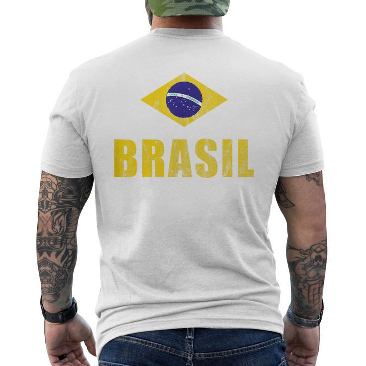 Brasil Design Brazilian Apparel Clothing Outfits Ffor Men  Mens Back Print T-shirt