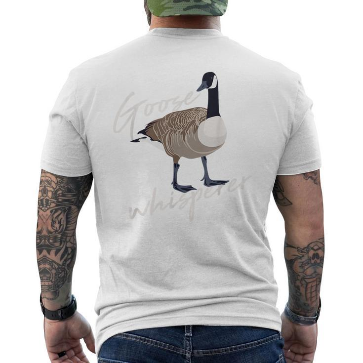 Canadian Goose Whisperer Funny Cute Bird Hunter Gift Animal  Mens Back Print T-shirt