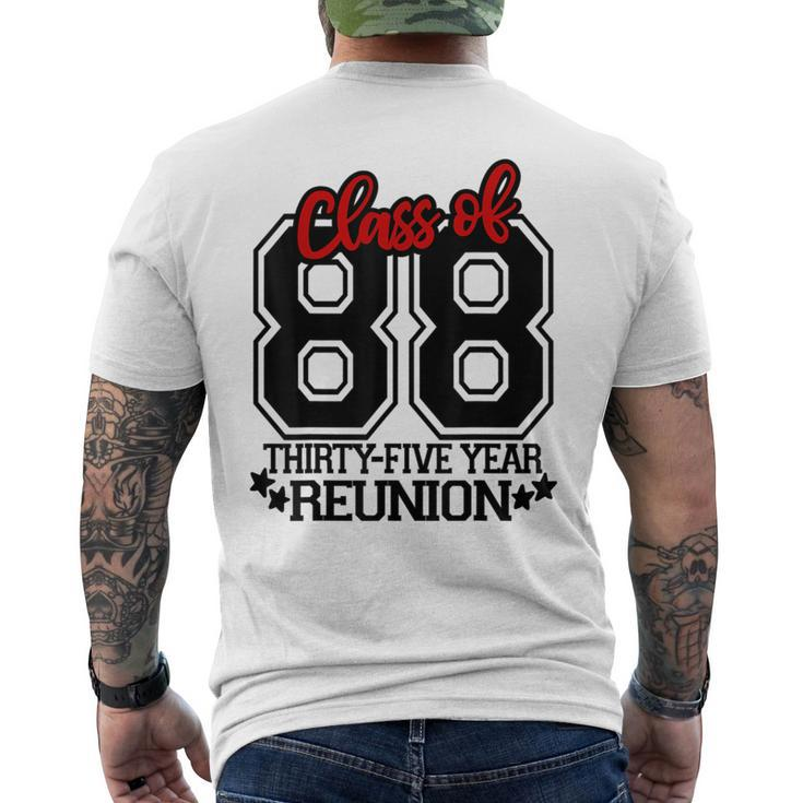 Class Of 1988 Group Reunion35 Year 88 School Spirit Men's T-shirt Back Print