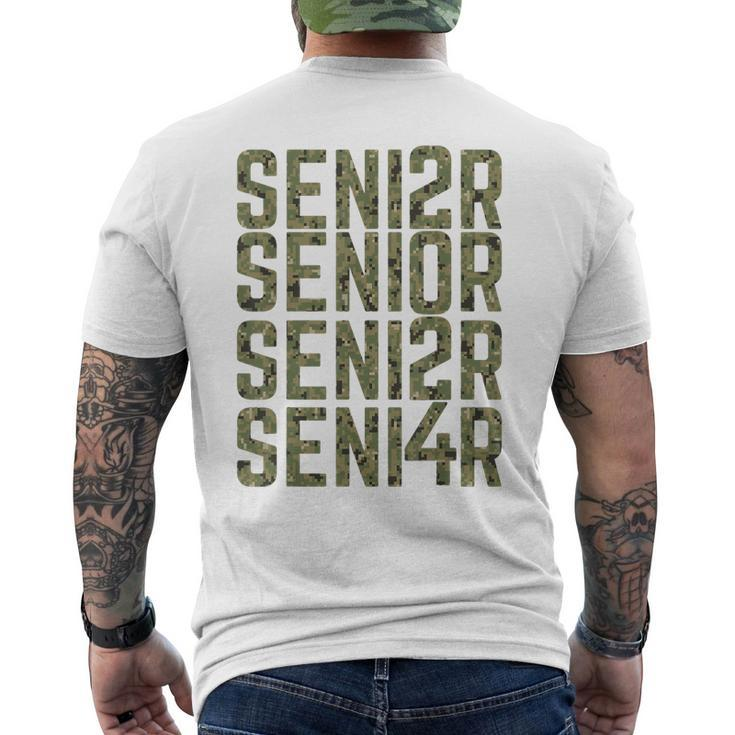 Class Of 2024 Seniors 24 Senior Graduation Idea Men's Back Print T-shirt