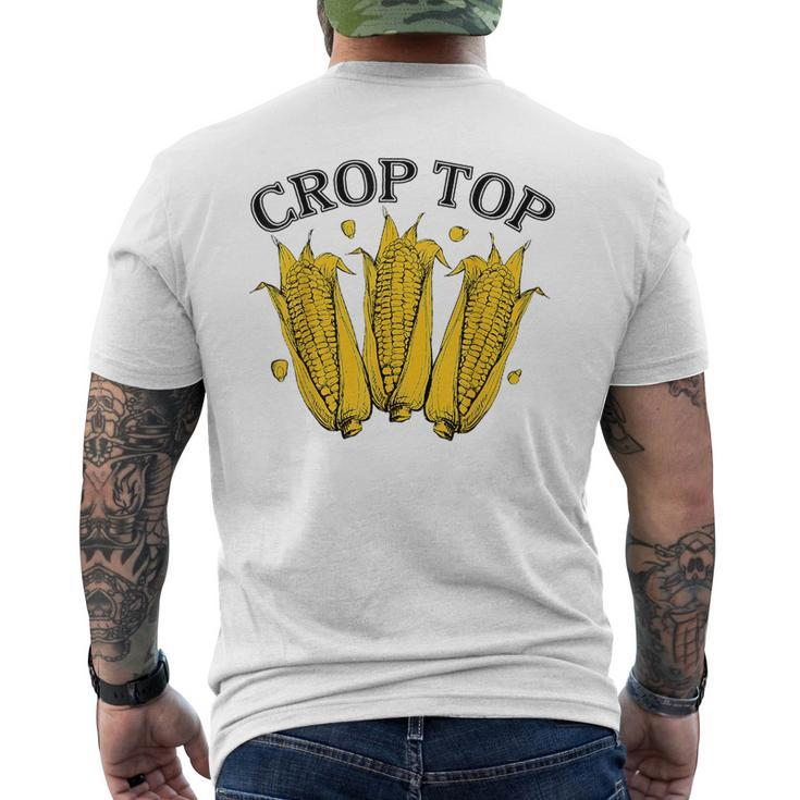Corn Crop Top Farmer Farming Corn Lover Summer Men's Back Print T-shirt