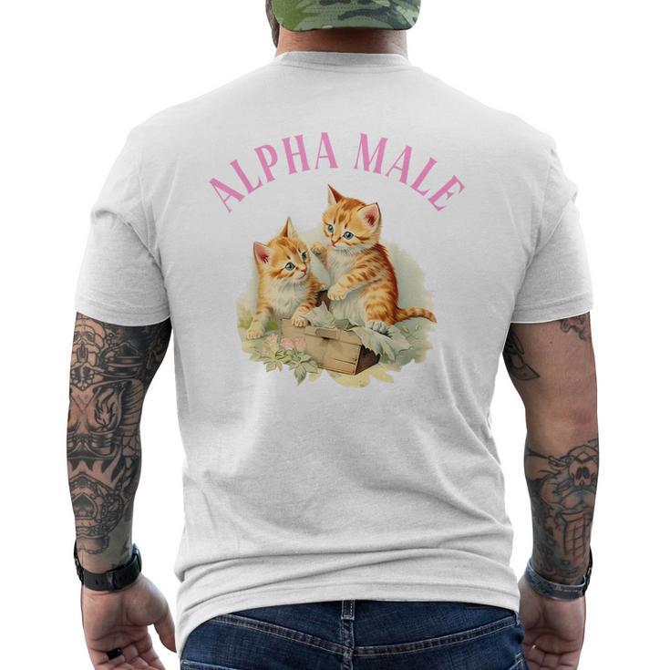 Cottagecore  Weird Oddly Specific Alpha Male Men's T-shirt Back Print