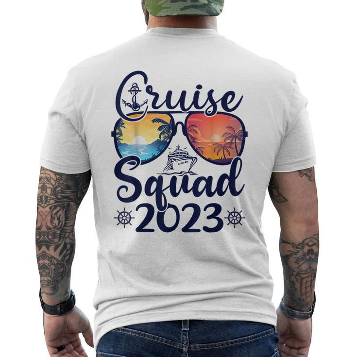 Cruise Squad 2023 Family Vacation Matching Family Men's T-shirt Back Print