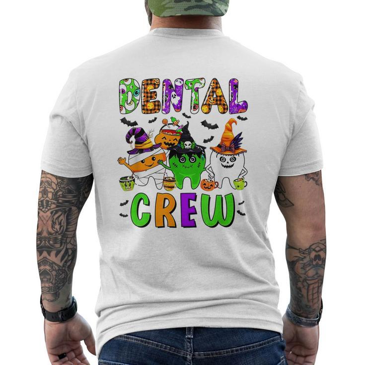 Cute Dental Crew Trick Or Th Halloween Spooky Th  Mens Back Print T-shirt