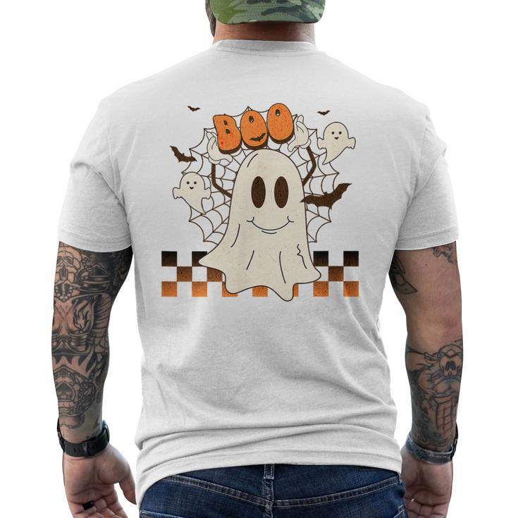Cute And Halloween Boo Ghost Men's T-shirt Back Print