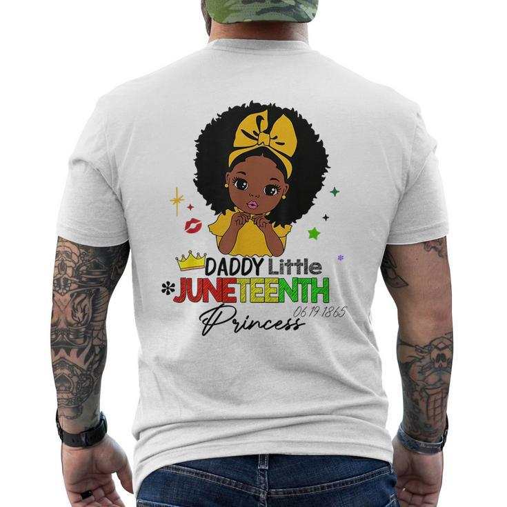 Daddy Little Junenth Princess - 1865 American Junenth  Mens Back Print T-shirt