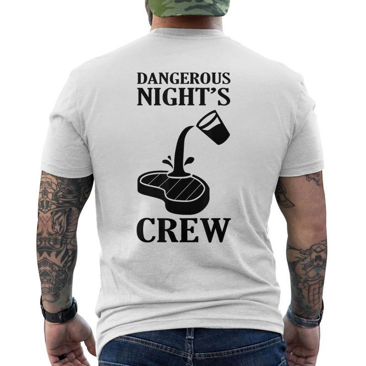 Dangerous Night's Crew Pouring Meat Men's T-shirt Back Print