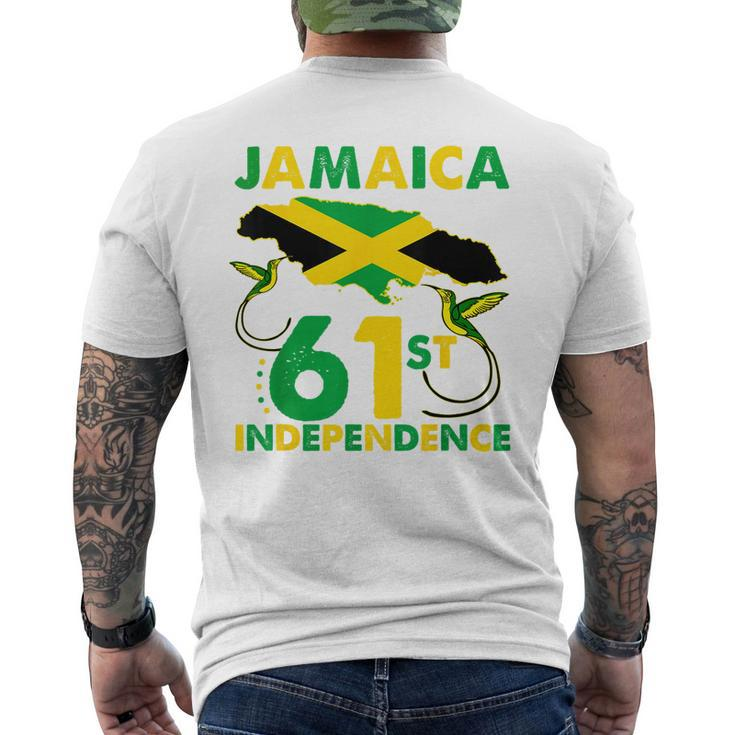 Doctor Bird Lover 61St Jamaica Independence Day Since 1962  Mens Back Print T-shirt