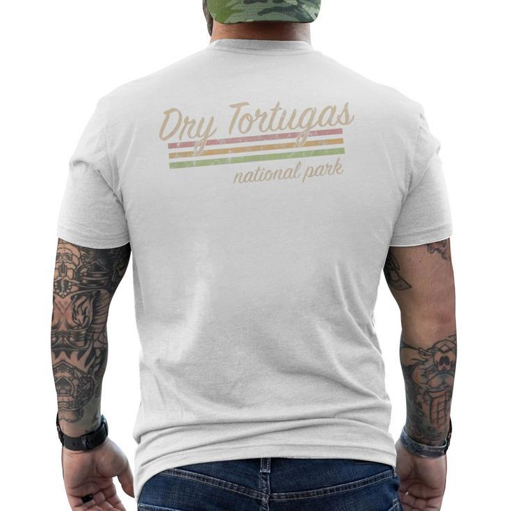 Dry Tortugas National Park Retro Vintage Men's T-shirt Back Print