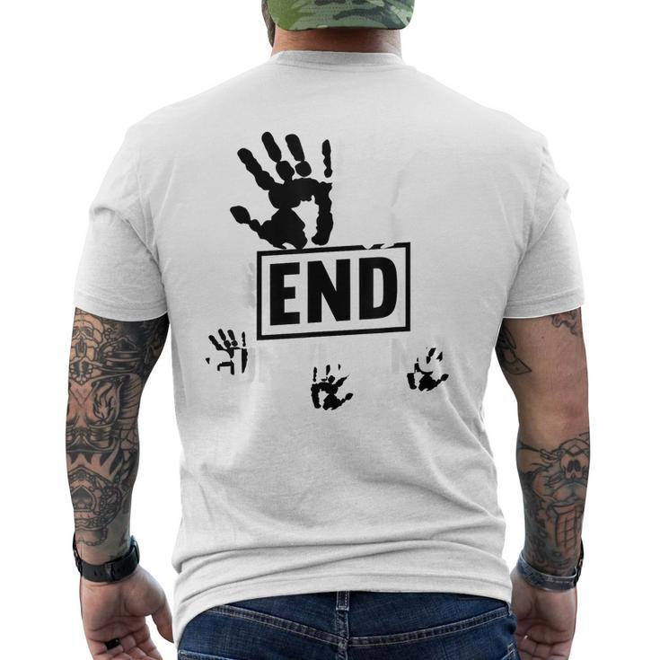 Enough End Gun Violence Awareness Day In June Wear Orange Mens Back Print T-shirt