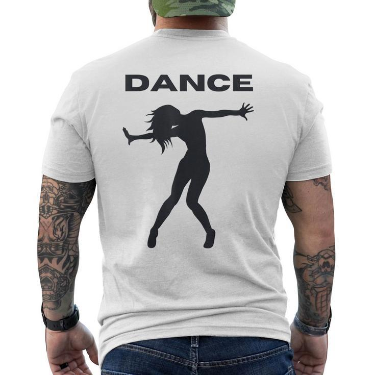 Feel The Music Move Your Feet Dance Like No One Is Watchin Mens Back Print T-shirt