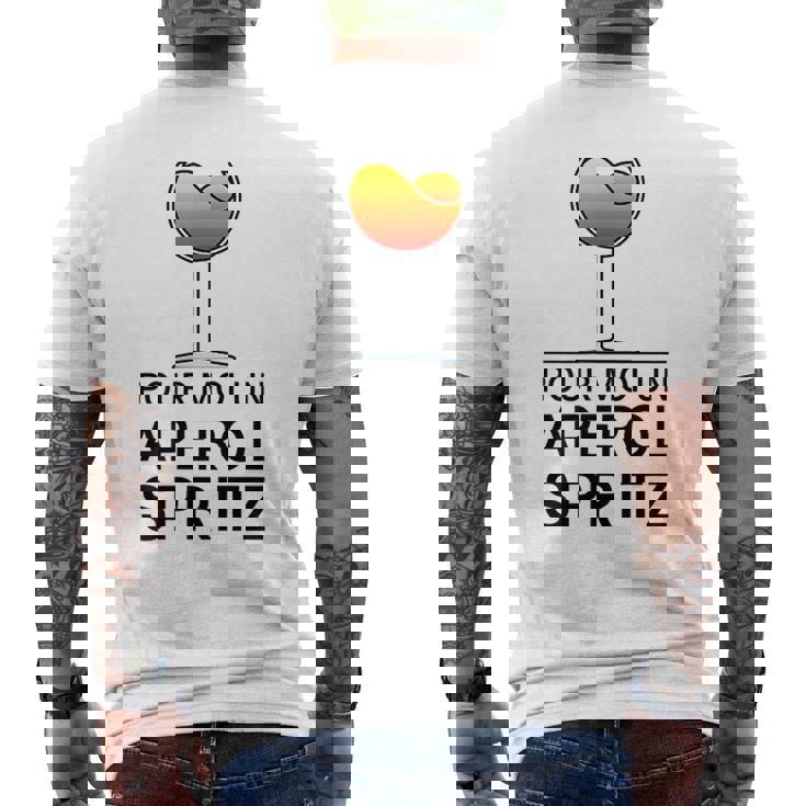 For Me An Aperol Spritz Order At The Bar Order   Mens Back Print T-shirt