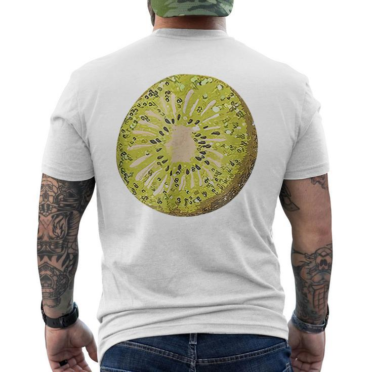 Funny Kiwi Fruit Vacation Beach Kiwi Lovers Mens Back Print T-shirt