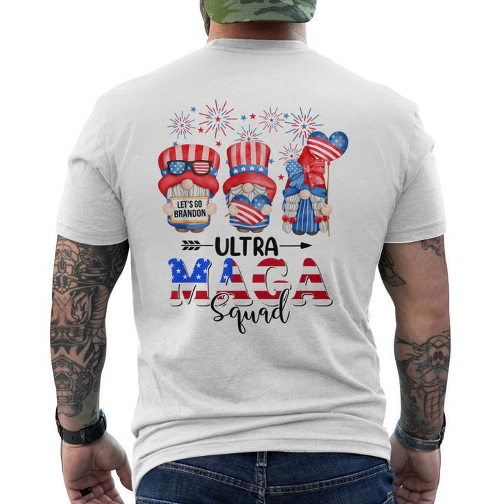 Funny Ultra Maga Squad Gnomes 4Th Of July Ultra Mega  Mens Back Print T-shirt