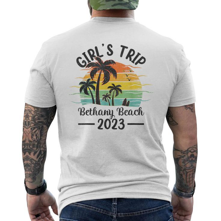 Girls Trip 2023 Beach Vacation Delaware Bethany Beach  Mens Back Print T-shirt