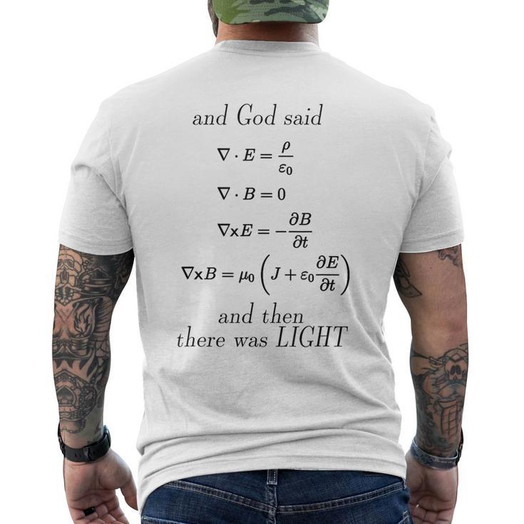 And God Said Maxwell's Equations - Maglietta Maglietta