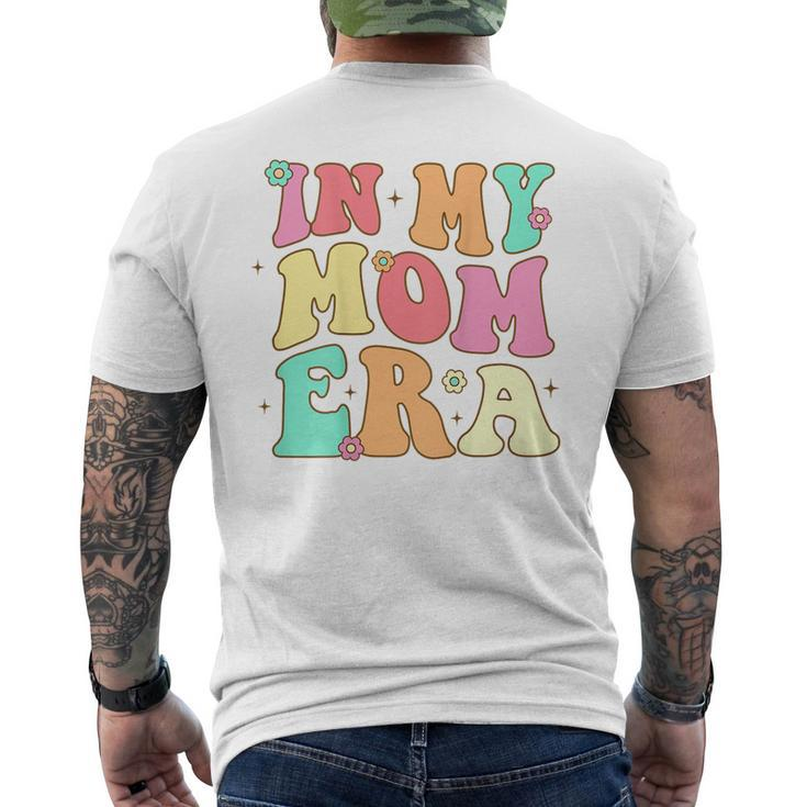 Groovy Retro In My Mom Era Cool-Moms Club On Back Costume  Mens Back Print T-shirt