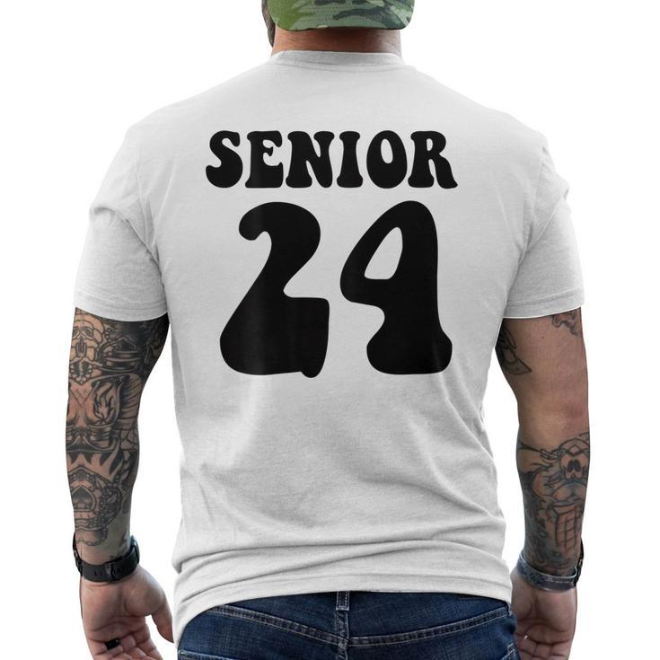 Groovy Senior 2024 Back Class Of 2024 Graduation Outfit Men's Back