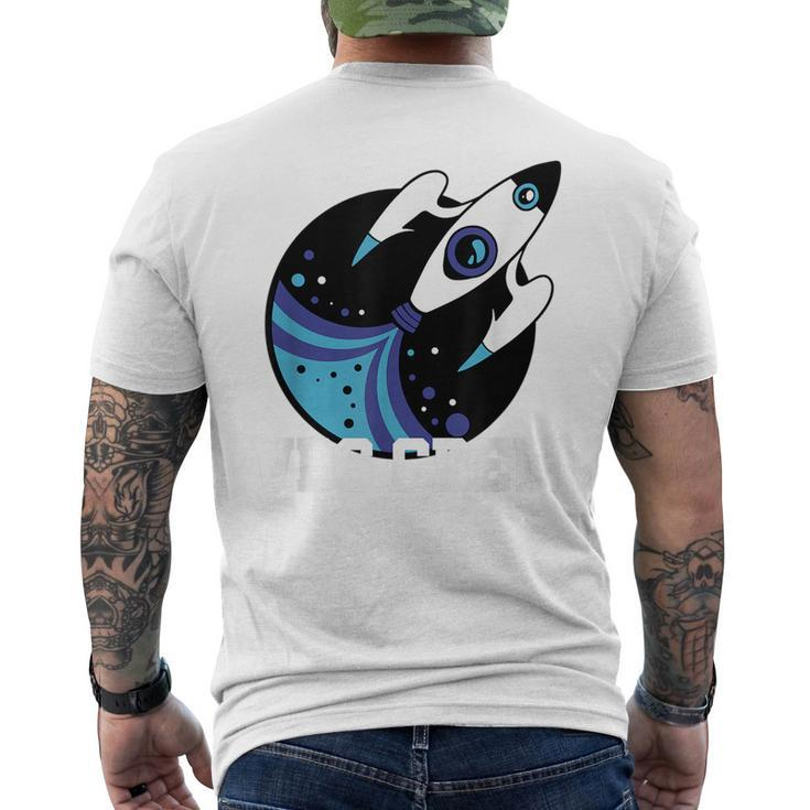 I Love Vbs 2023 Space Crew Vacation Bible School Rocket  Mens Back Print T-shirt