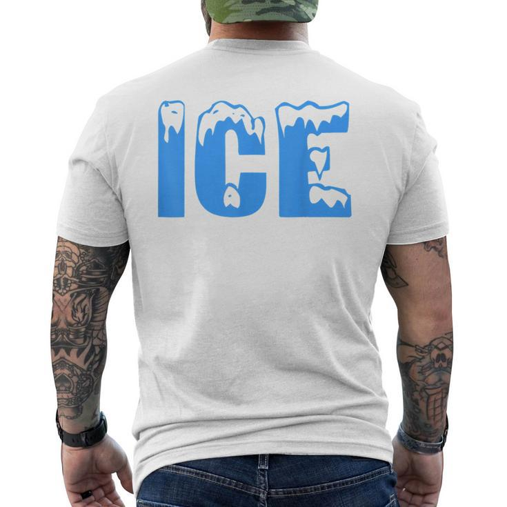 Ice Ice And Baby Family Halloween Costume Couples 2023 Men's T-shirt Back Print